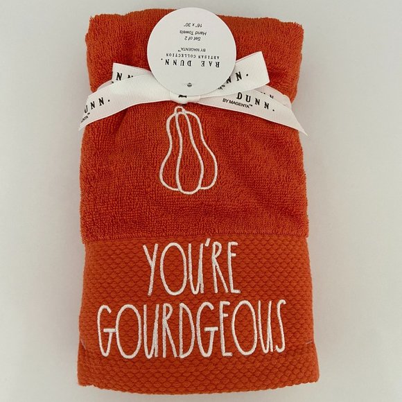 Rae Dunn Bath Rae Dunn Orange Hand Towel Set Poshmark